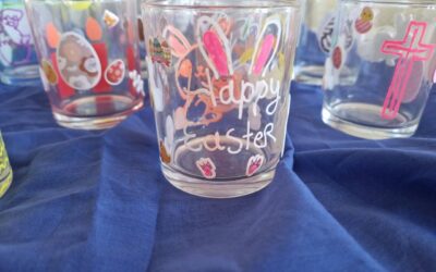 Ein Ostergruß von der Reli-Gruppe 5/6/7 an das Heilig-Geist-Stift Amberg