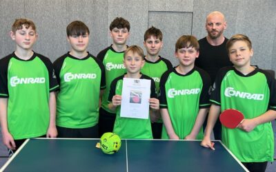 3. Platz im Tischtennis (Nordbayern)