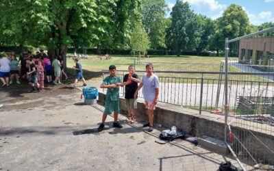33 Grad im Schatten – und trotzdem macht Schule Spaß!